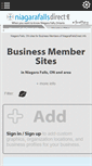 Mobile Screenshot of members.niagarafallsdirect.info